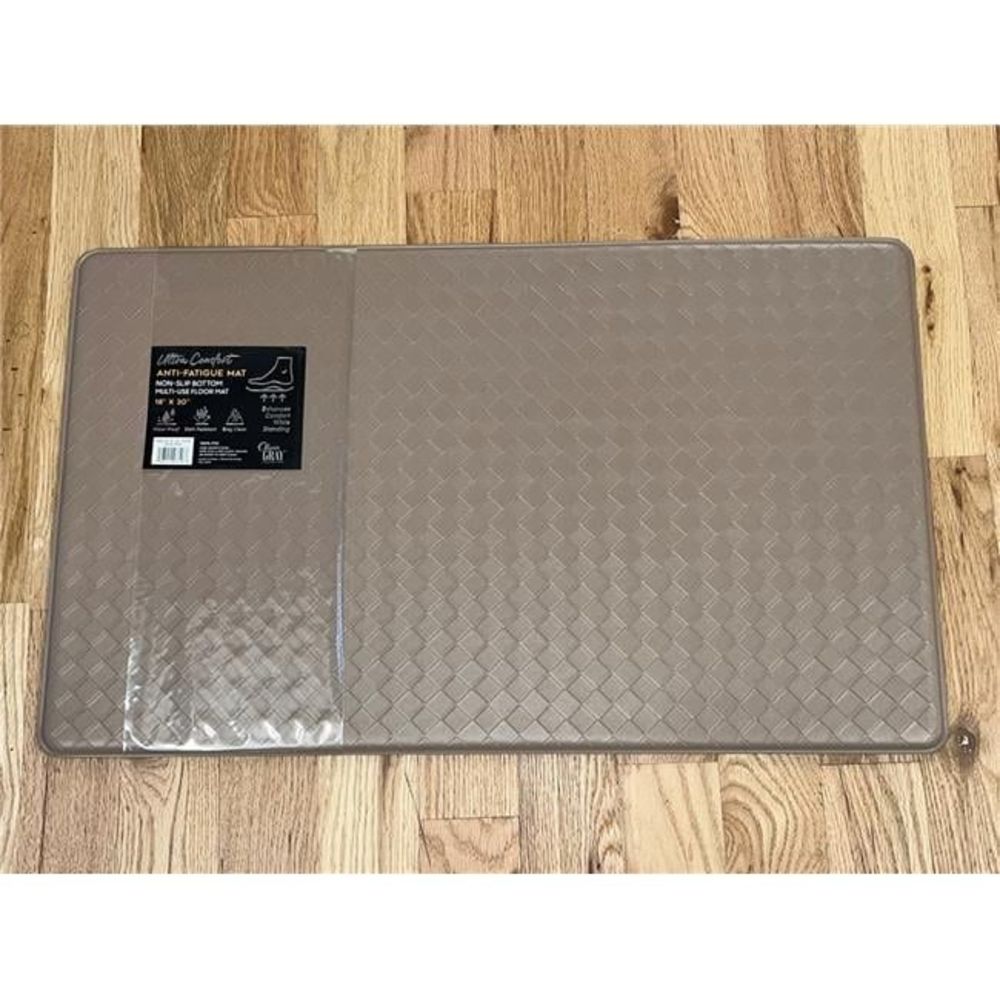 18 & 30 in. Anti-Fatigue Embossed Mat, Taupe